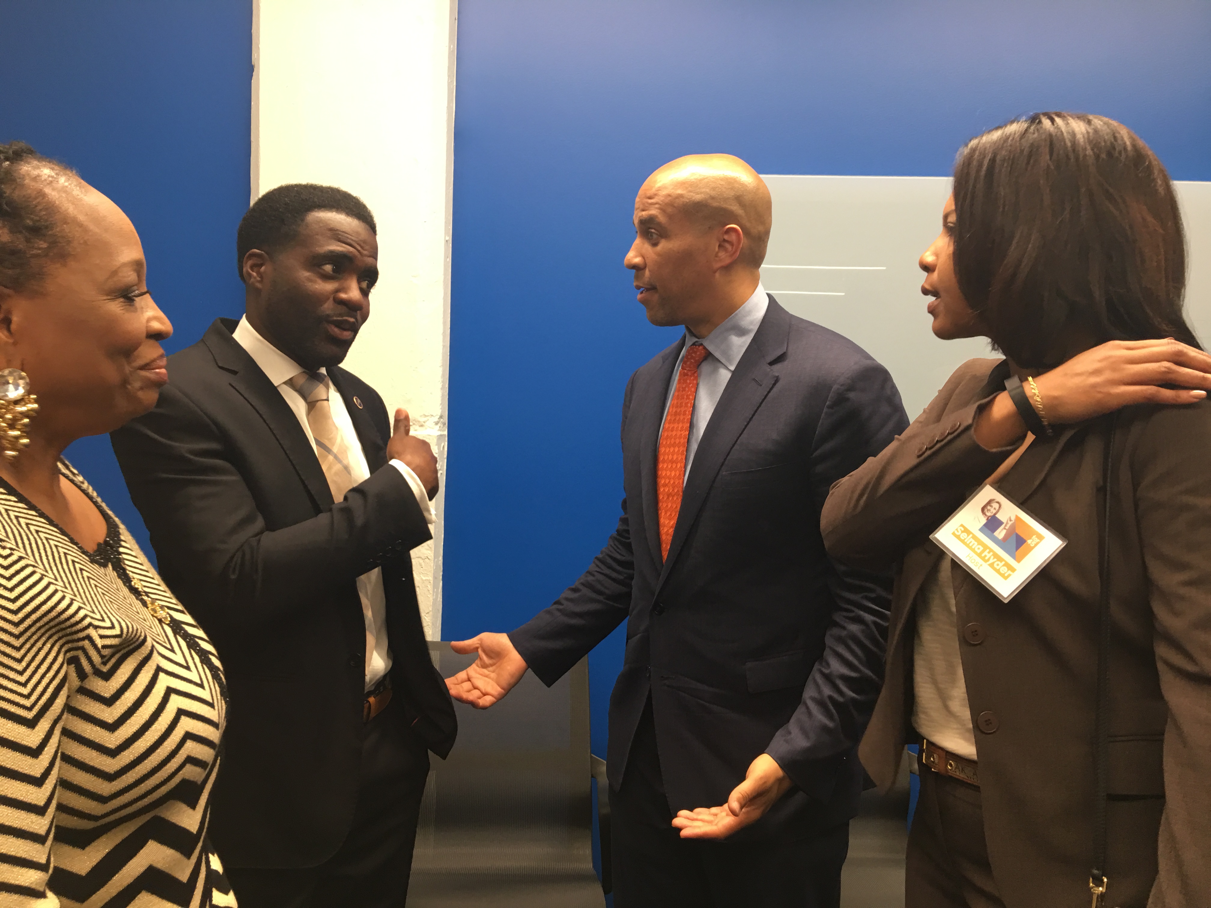 Donnie Selma And Rita With Senator Cory Booker – The 180 Club Inc